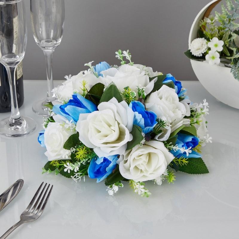 Artificial Flower Arrangements Flower Bouquets for Wedding Party Centerpieces Valentines Day
