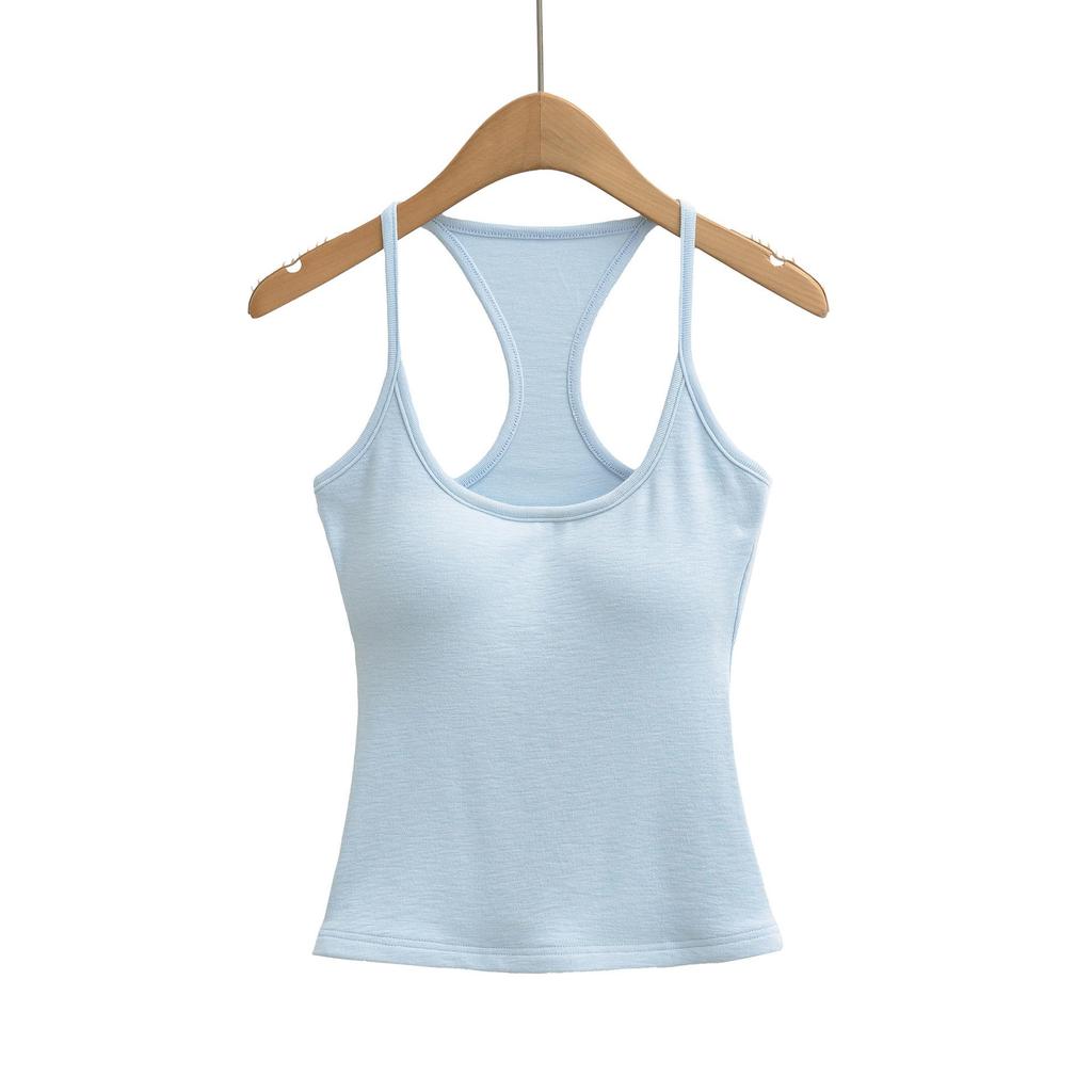 Pure Desire Slim Padded Camisole for Women - Spring/Summer Hot Girl Style