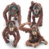 Lifelike Pvc Orangutan Model Collection With Detailed Features For Unique Desk Decor