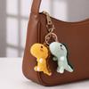 Handmade Crochet Dinosaur Pendant Cartoon Animal Knitted Pendant  Car Key Ring