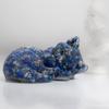 Exquisite Lucky Cat Stone Figurine Mini Cartoon Wealth Cat Model  Bedroom