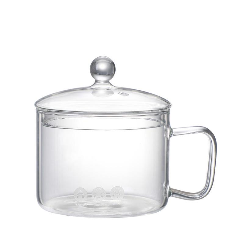 High-Temperature Resistant Large-Capacity Borosilicate Glass Pot for Steaming, Cooking, and Salads