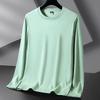 DICIFY Men's Fashion Long Sleeve Casual Autumn Winter O-Neck Blouses & Shirts