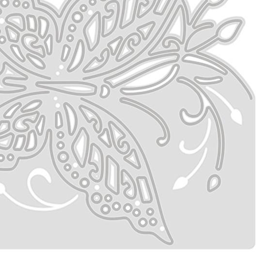 Cutting Die Butterfly Solid Color Hollow Reusable Carbon Steel Elegant DIY Scrapbooking Embossing Template for School