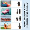 Wireless Air Pump Quick Charging Intelligent Air Compressor with Flashlight Electric Air Pump for Rubber Boats Inflatable Boats