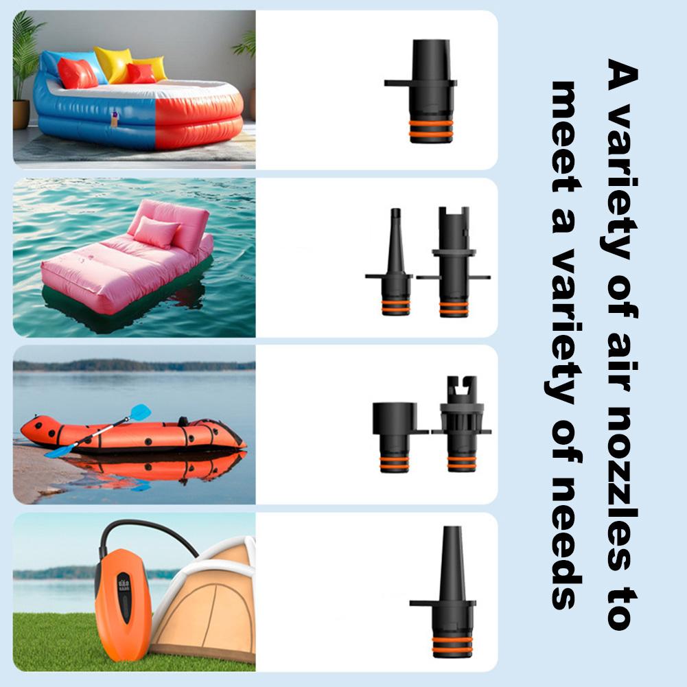 Wireless Air Pump Quick Charging Intelligent Air Compressor with Flashlight Electric Air Pump for Rubber Boats Inflatable Boats