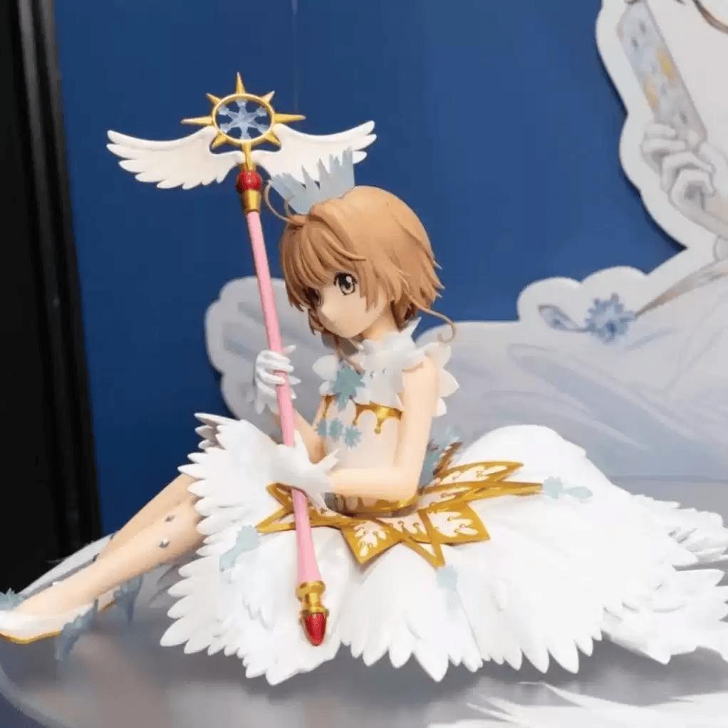 Bandai Card Captor Sakura Clear Card KINOMOTO SAKURA Anime Figurines Peripherals PVC Action Figures Collectible Model Toys
