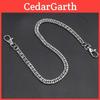 Gothic Punk Silver Metal Hip Hop Waist Chain For Adults Casual Streetwear