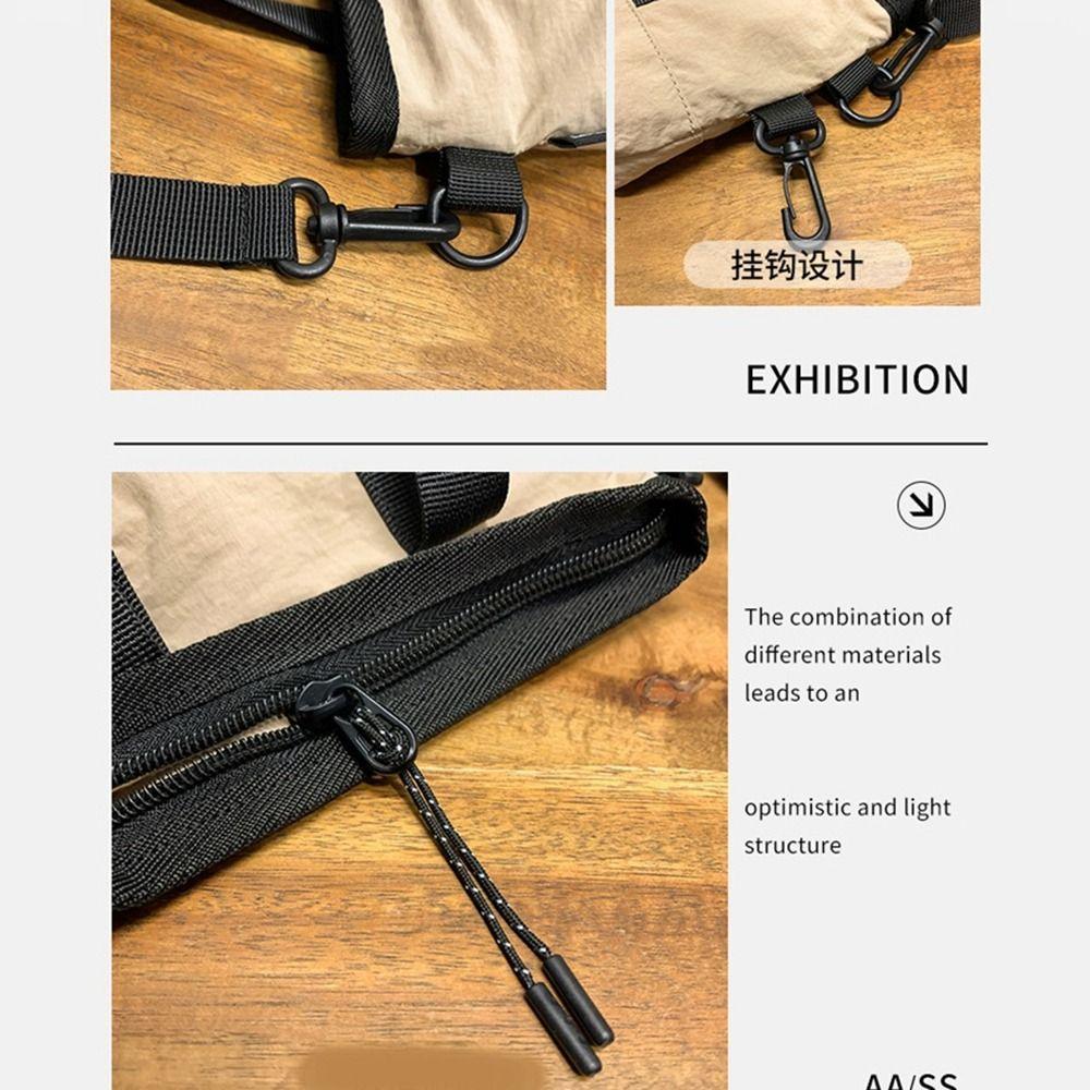 Harajuku Men Crossbody Bag Large Capacity Single Shoulder Bag Mini Men Purse  Unisex