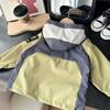 Spring and Autumn Colorblocking Boys Jacket Hooded Windbreaker Coat Children Clothes Kids Casual Zipper Outewear Top