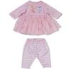 Clothing for Zapf Creation Baby Born Dolls Striped Dress and Leggings 36cm 838792