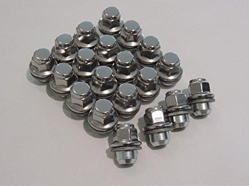 NISSAN Genuine Nissan Genuine Aluminum Wheel Nuts 20 Pieces M12 x 1.25 Flat Seat Nut Bag Nut