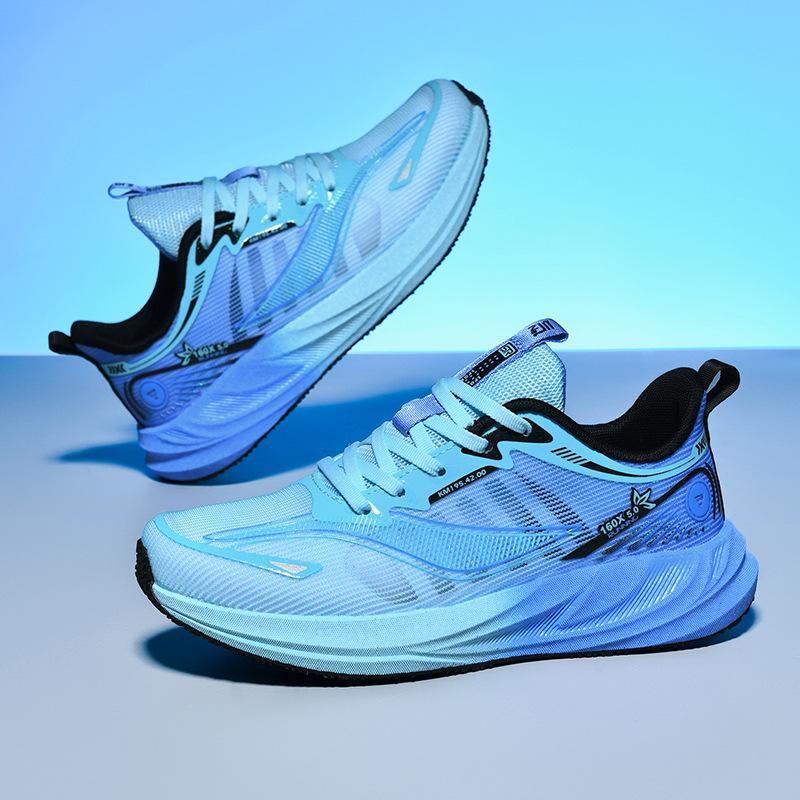 New Carbon Board Sports Leisure Style Women's Sports Fashion Versatile Leisure Breathable Net Running Sports Shoes Couple Shoes Men
