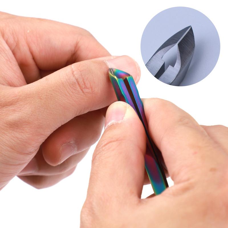 1 Pcs Small Nail Cuticle Scissors Tweezers Mini Clipper Cutter Trimmer For Finger And Toe Dead Skin Remove Pedicure Tools
