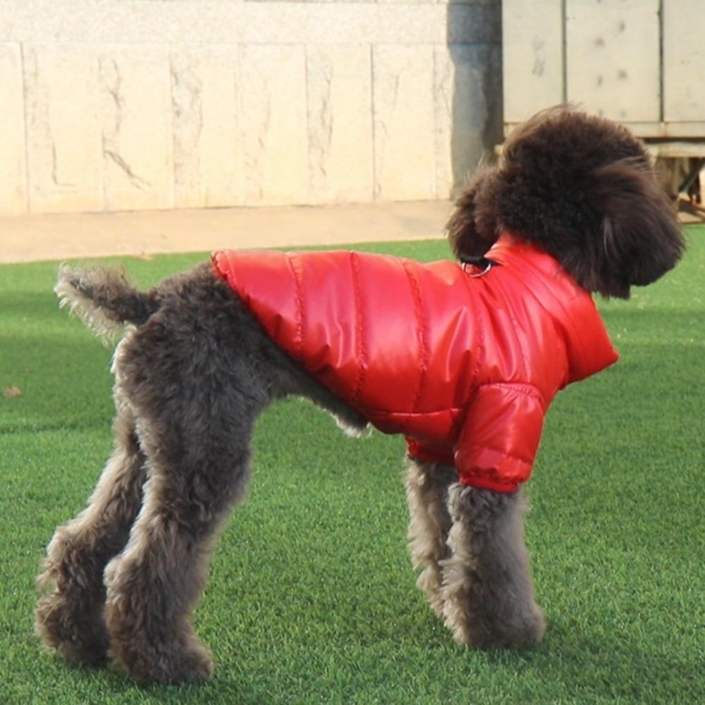 Thicken Winter Dog Clothes Bright Color Pet Coat Outfits Casual Puppy Jacket Clothing  Pet Supplies
