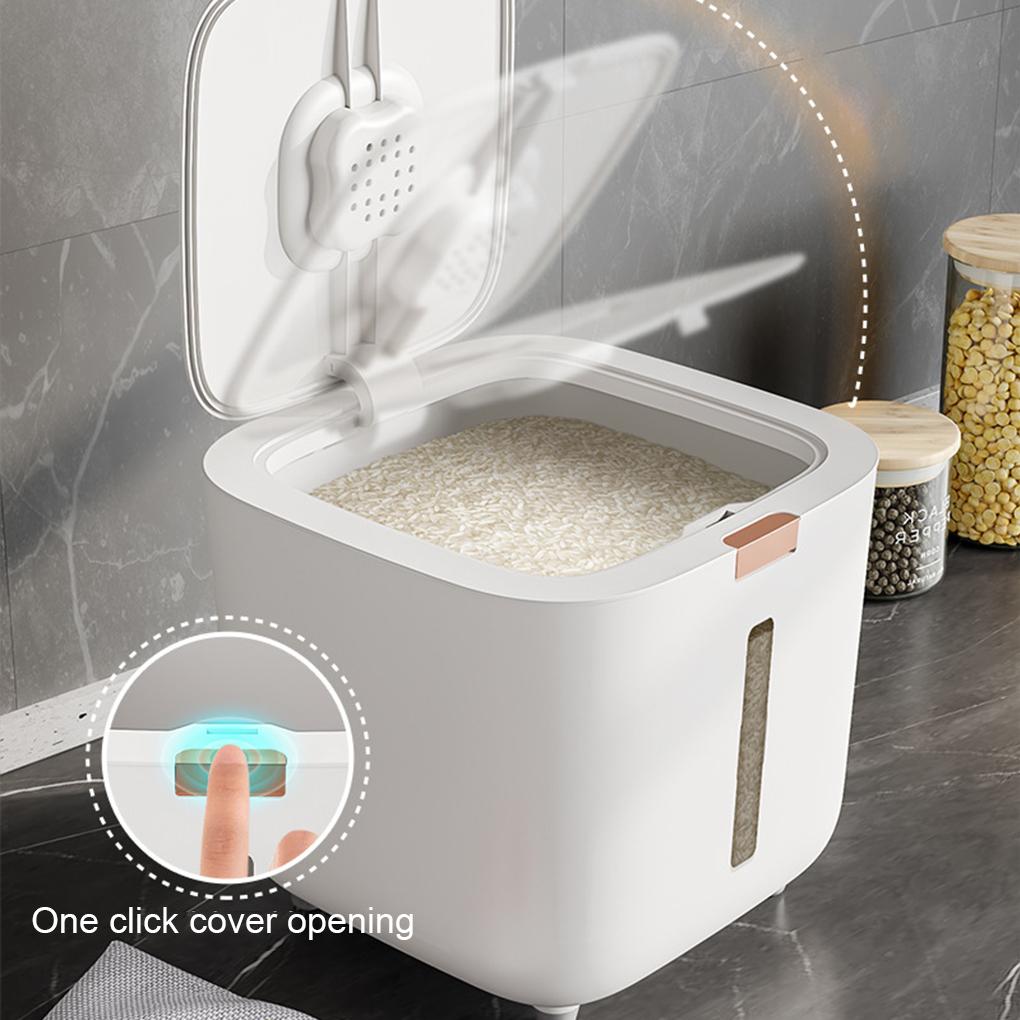 Plastic Durable Kitchen Collection Bucket For Rice And Grain Storage Kitchen Container Bucket