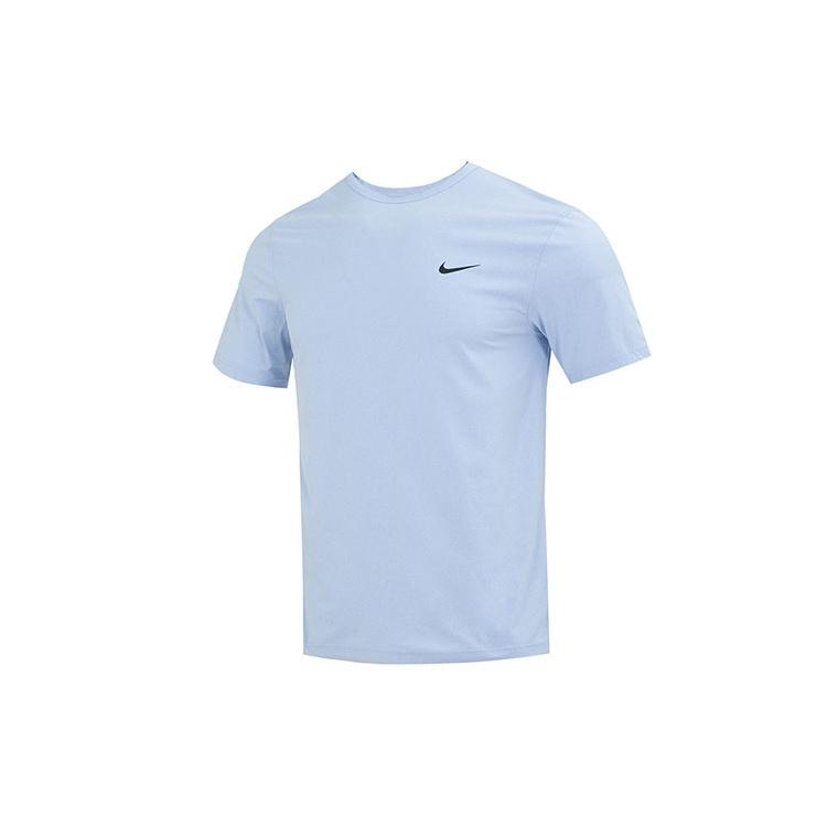 Nike Dri-FIT UV Hyverse Short Sleeve Fitness Top Blue Men s DV9840-479 L