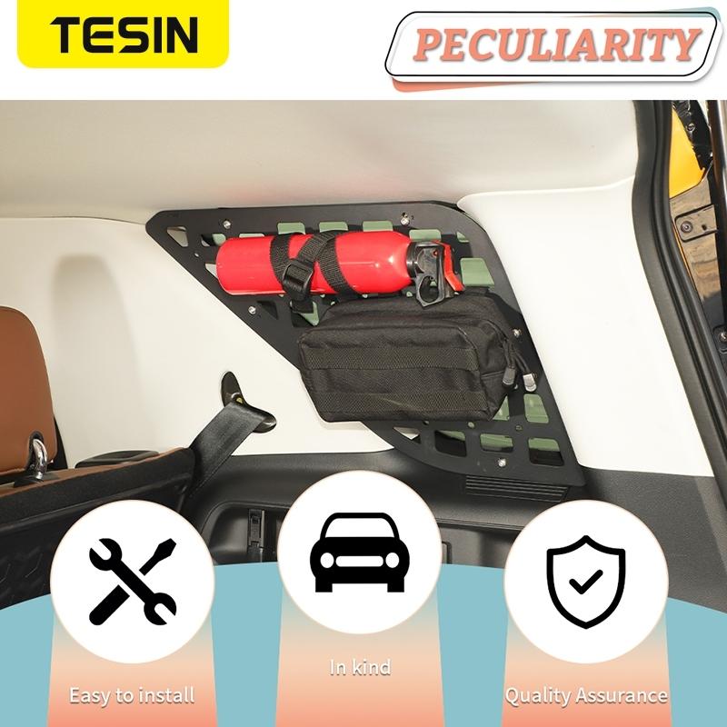 Suport de depozitare extensibil lateral pentru portbagaj TESIN Raft pentru bagaje potrivit pentru Ford Bronco Sport 2021 2022 2023 2024 2025 2026 Accesorii auto