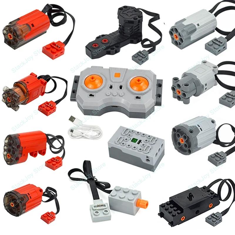Technical Parts 91994 74784 61927 Power Functions Multi-Tool Servo Train Motor Component for DIY RC Model STEM Projects