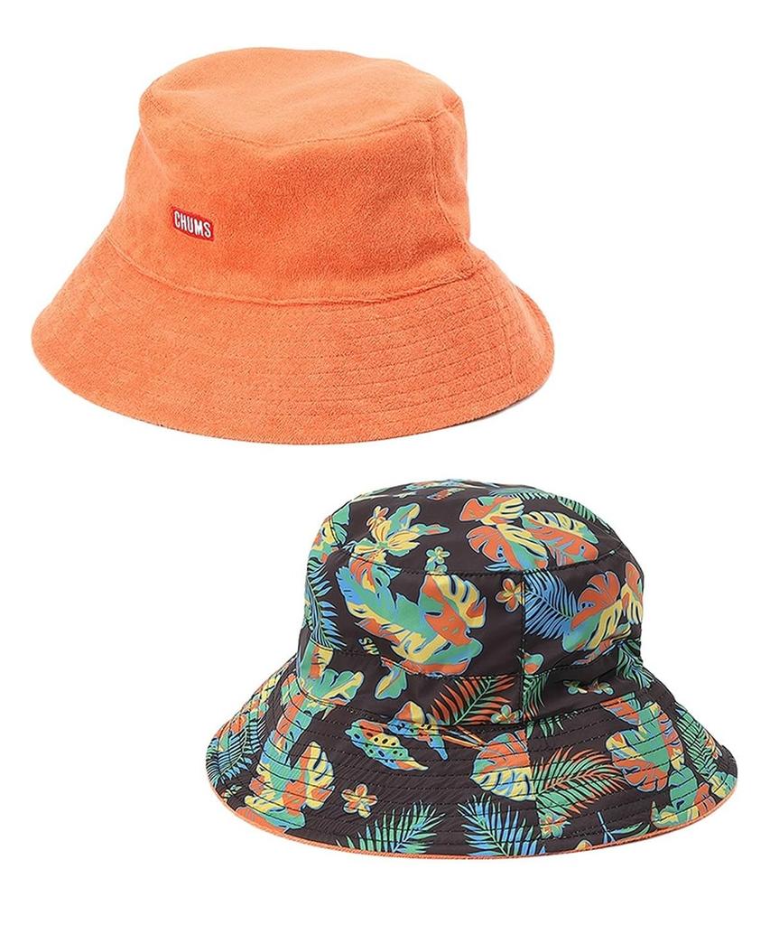 Chums Reversible Pile Bucket Hat Hawaiian Men's