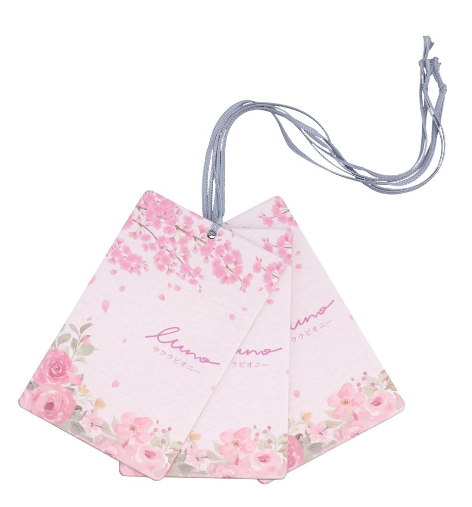 Carmate Car Air Set LUNO Highly Concentrated for and Closets Floral Scent Wrapped in the Gentle Spring Breeze and H1824 Freshener, Hanging, 3-Piece