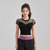 OEING Women's Mesh Hollow Out Yoga Sports Top