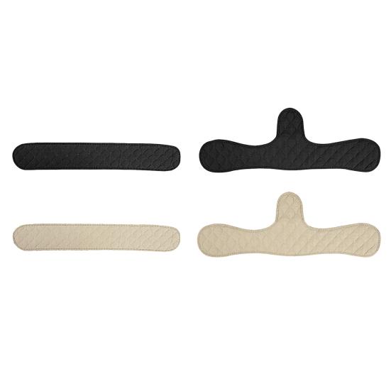 xiaobudian 1/5/10Pcs Cotton Bra Liner, Under-Breast Sweat Absorber Pads, Washable Moisture Wicking Boob Pad, Women Sweating Supplies