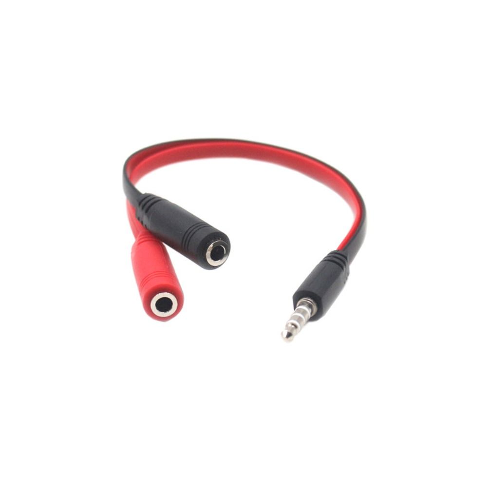 1 Male To 2 Female 3.5 Jack Audio Splitter Cable Audio Cable  Portable   Smart Phone