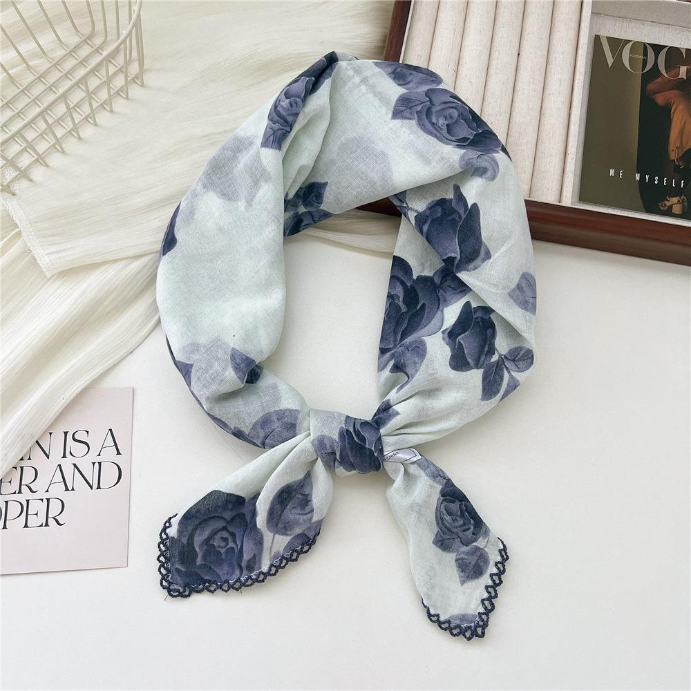 68*68cm Square Scarf Headband Accessories Handkerchief Neckerchief Hairscarf Hairscarf Bandanas