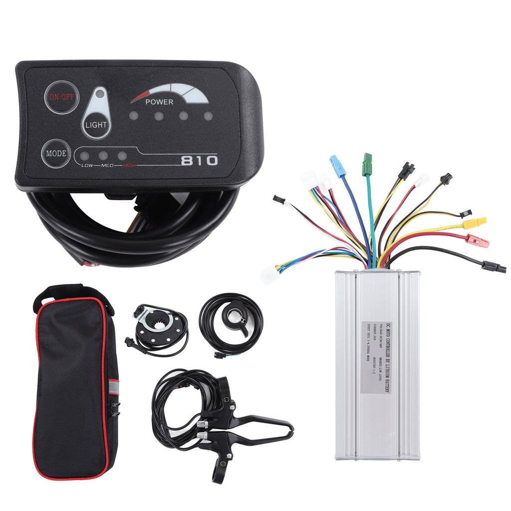 DC 36V 48V Motor Controller S810 Display Panel Kit Lithium Battery Electric Bike Modification Kit