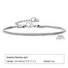 Rundes Schlangenglied-Armband für Damen, Fischgrät-Gliederarmband, Stapelbares Edelstahl 18 Karat Vergoldeter Schmuck 1mm-3mm