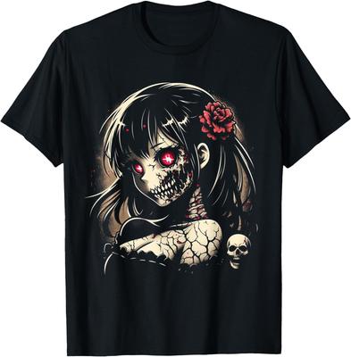 Horror Anime Manga Japanese Scary Kawaii Anime Goth T-Shirt