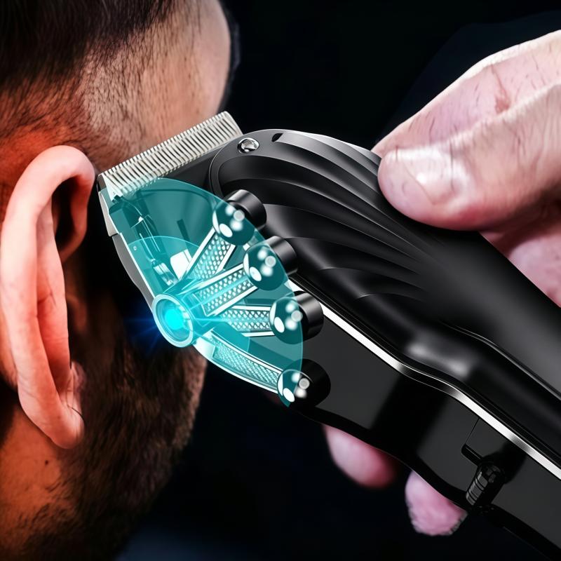 High quality professional men's hair clipper- High-power adjustable wireless hair trimmer-Zero-gap trimmer Kit Boyfriend Gift