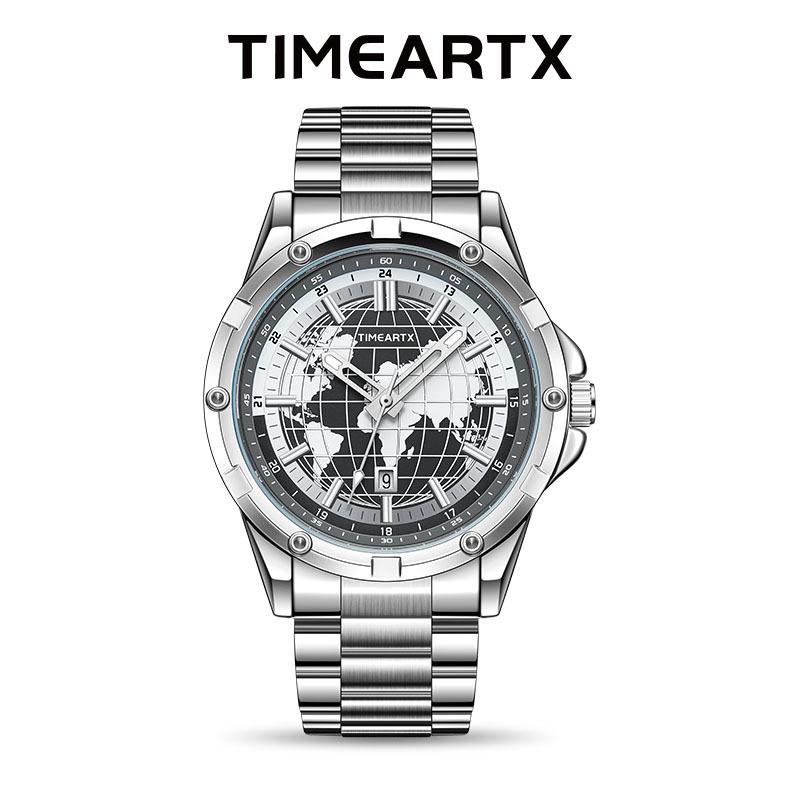 TIMEARTX Earth Style Luminous Waterproof Quartz Men's Wristwatch