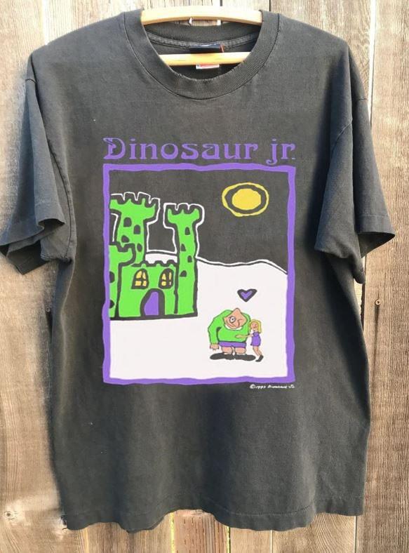 Dinosaur Jr Castle 1993 Shirt Dinosaur Jr Graphic Charcoal Unisex Shirt KH18428 Unisex T-Shirt XXXXL