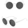 Girls Boy Cute Cat Anti  Eyeglasses Glasses Toddler Baby Cartoon Cat Sunglasses Kids Children Gift