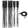 2pcs Motorcycle Handlebar Tassel Fringe Grip Cover Lever Cover Universal