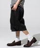 XTONZ Xp285 Western Chain Bermuda Cotton Pants (Black)