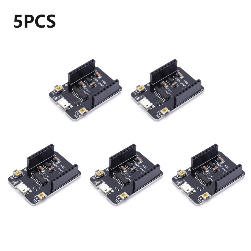 1-30PCS ESP32-CAM WiFi Bluetooth Camera Module Programming Development Board CH340 Serial To USB Backplane TTL Downloader Module