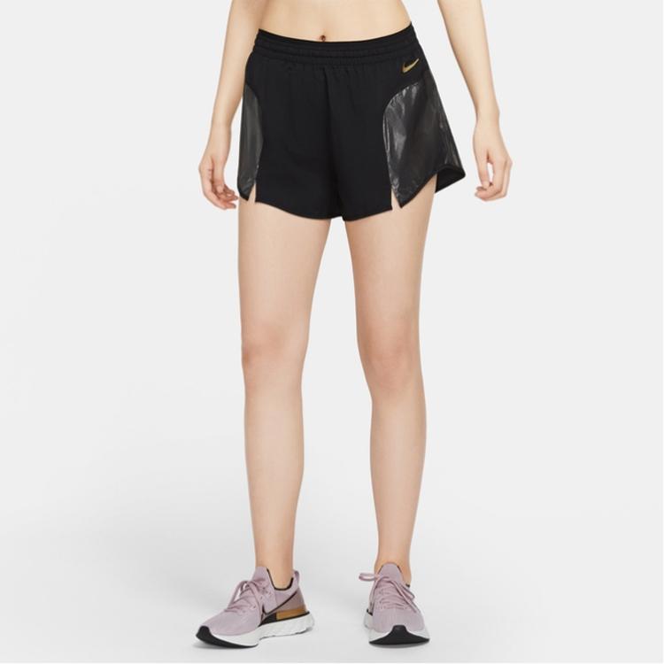 Nike Icon Clash Tempo Luxe Training Running Shorts Women Shorts Black CU3336-010