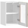 Vidaxl Kitchen Wall Cabinet with Glass Doors, Porto