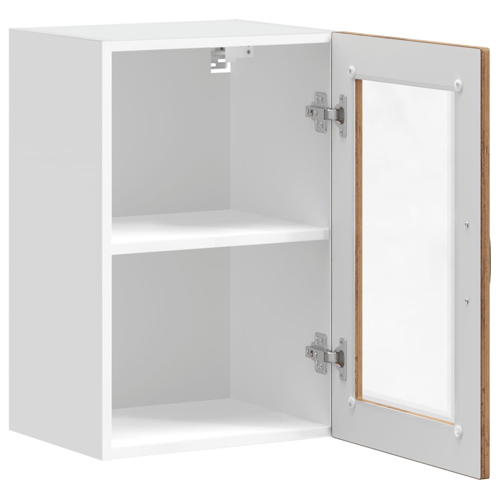 Vidaxl Kitchen Wall Cabinet with Glass Doors, Porto