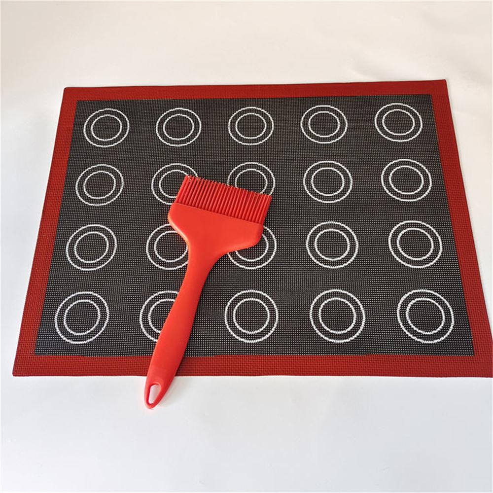 Silicone Baking Mat Heat Resistant Multifunction Silicone Popular Rectangle Highest Rating Great For Making Pastry Baking Mat