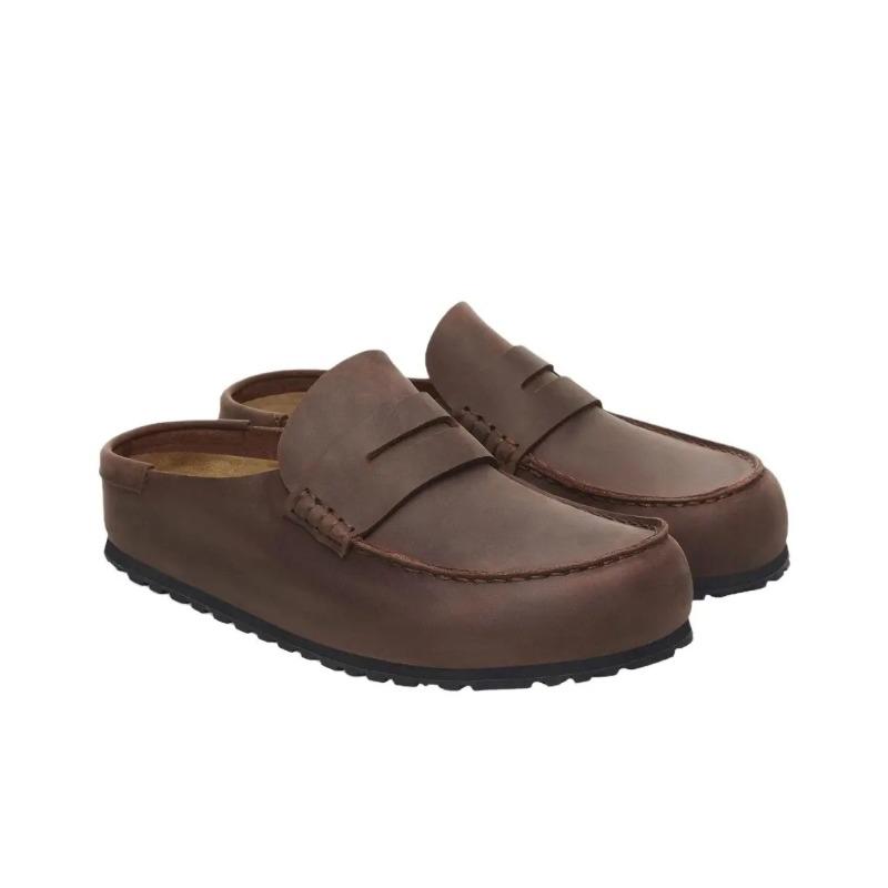 Birkenstock Naples 2.0 Stylish Trendy Mules EVA Closed Toe Slippers Brown Unisex 1029617 42