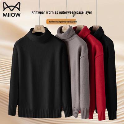 Mao Ren Herren Rollkragen Strickpullover