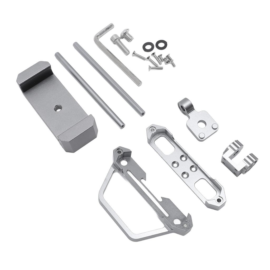 Screen Protective Bracket with Phone Holder Metal High Strength for Flysky Noble NB4 RC Car
