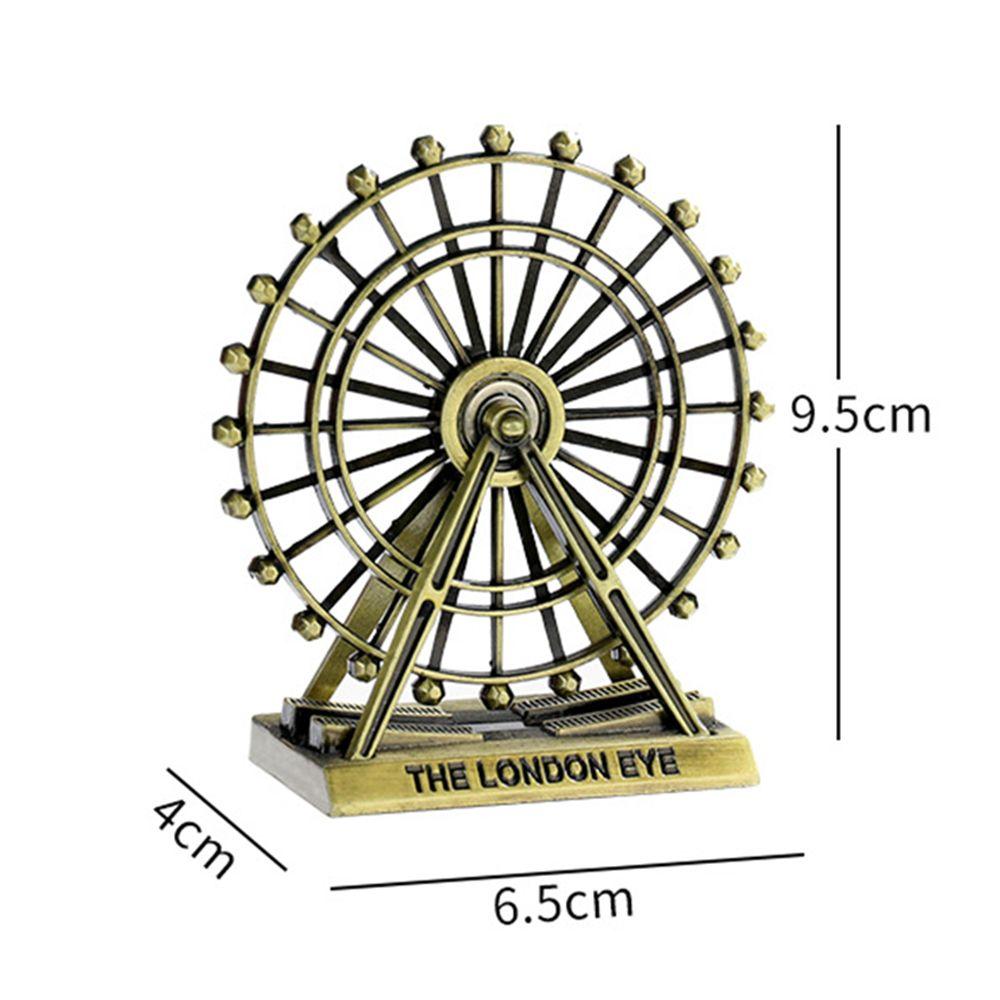 Gift Retro Creative Handicraft Rotatable Ferris Wheel Model London Eye Ornament Art Figurine