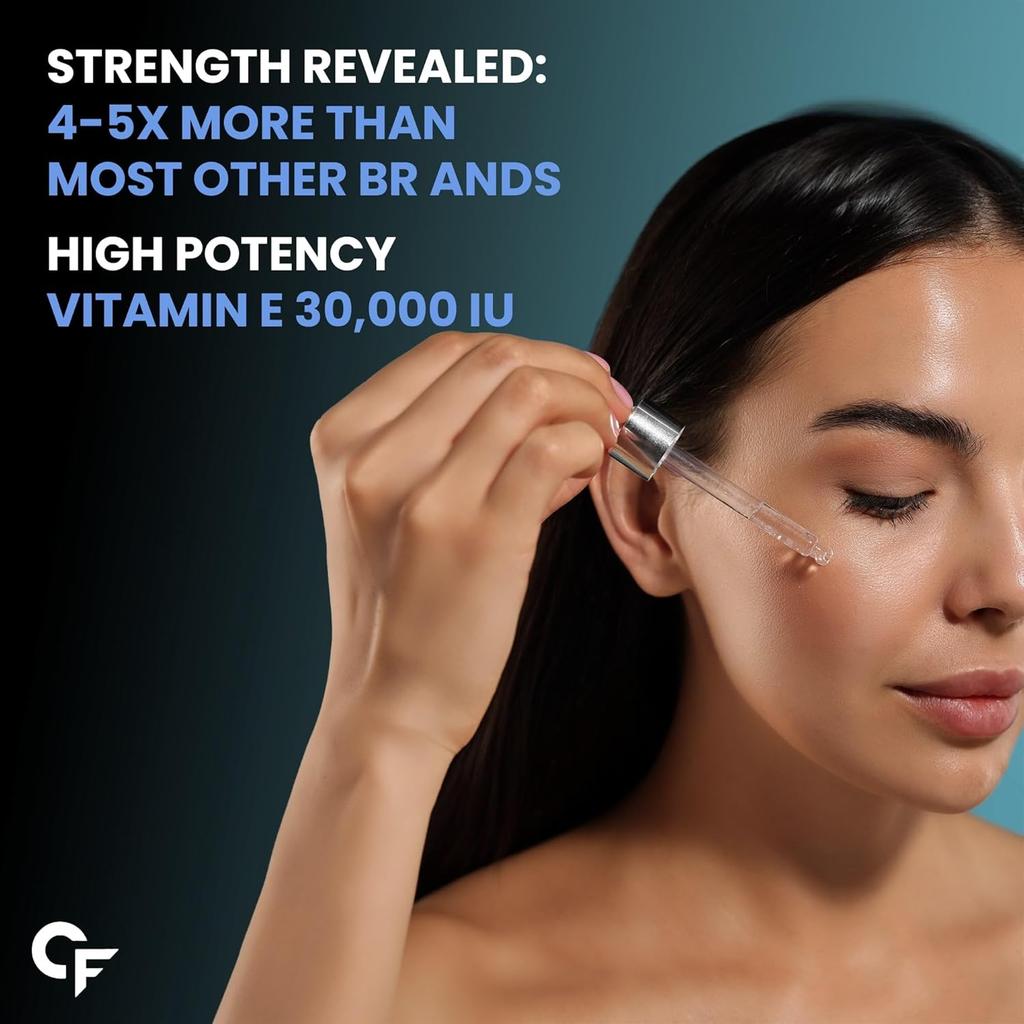 Carbamide Forte Vitamin E Oil For Face & Hair 30ml Pack Of 1 | Skin Nourishing & Radiance Boosting