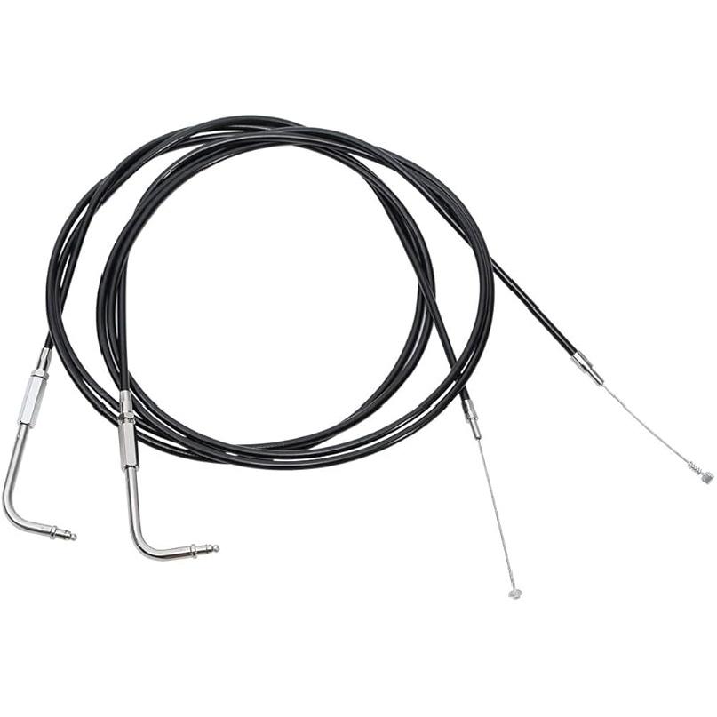 SLMOTO 80CM Black Motorcycle Throttle Cable Fit for Harley Sportster XL883 XL1200