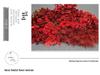 10-Piece Burgundy Floral Décor Set: Red-Toned Artificial Flowers, Mat, Aisle Runner, Wedding Decoration